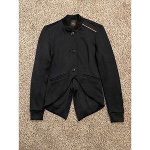 Y-3 Black Jacket with Blue Accents